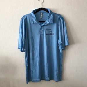 Light Blue Golf Polo Shirt